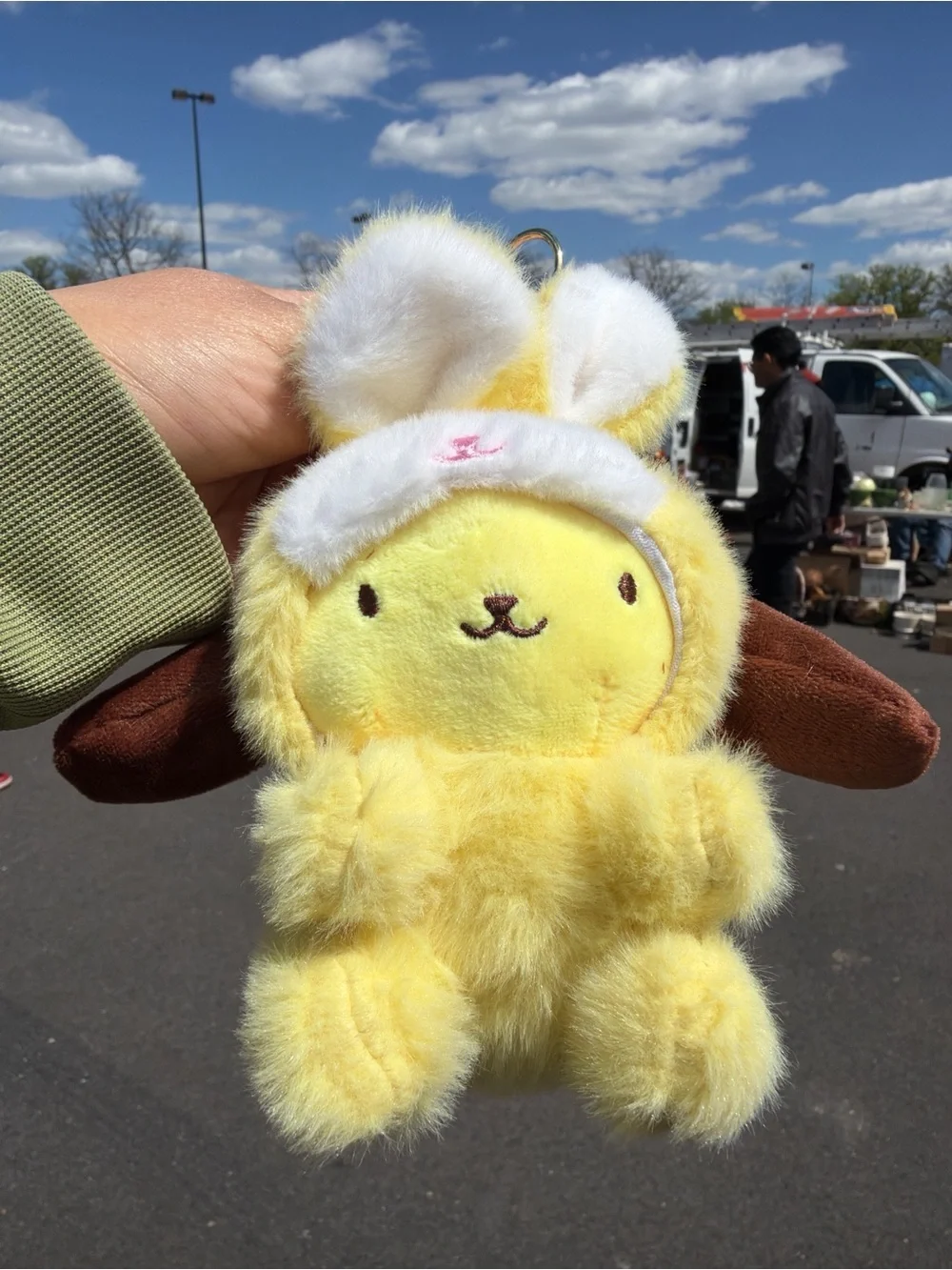 Super Cute My Melody Bunny Plush Keychain